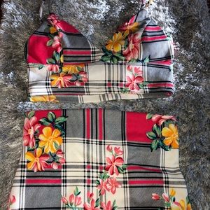 Floral two piece